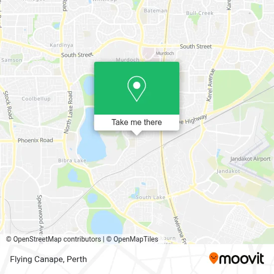 Mapa Flying Canape
