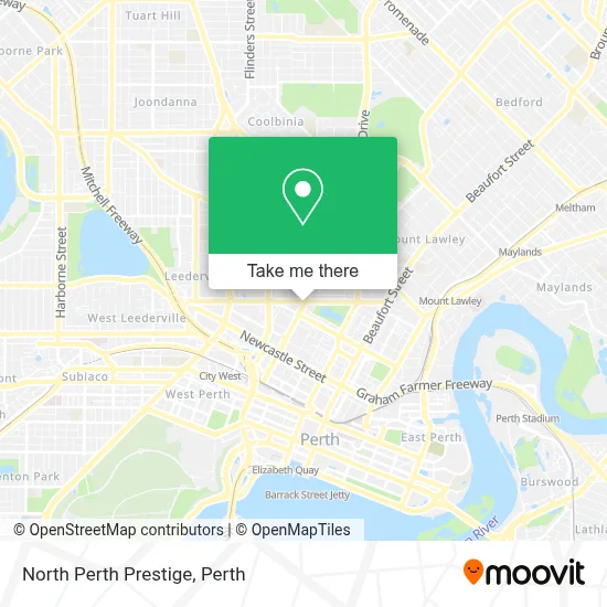 Mapa North Perth Prestige