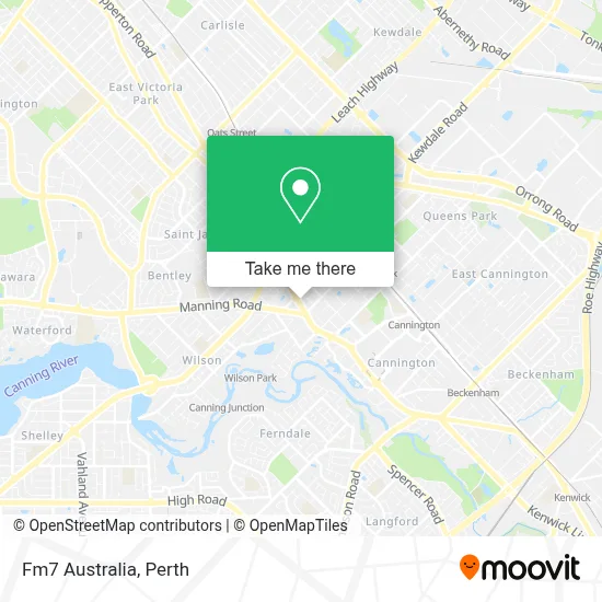 Mapa Fm7 Australia