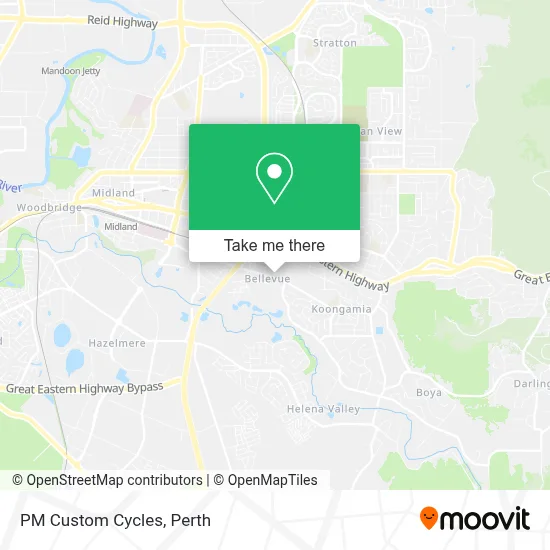 PM Custom Cycles map