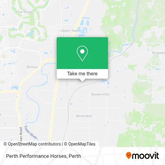 Mapa Perth Performance Horses