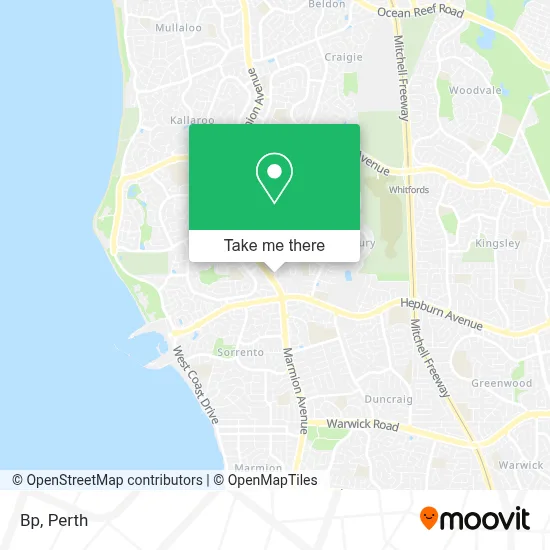 Mapa Bp