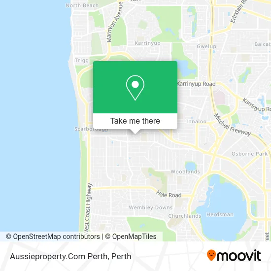 Aussieproperty.Com Perth map