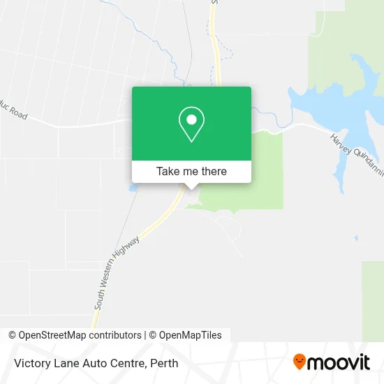 Mapa Victory Lane Auto Centre