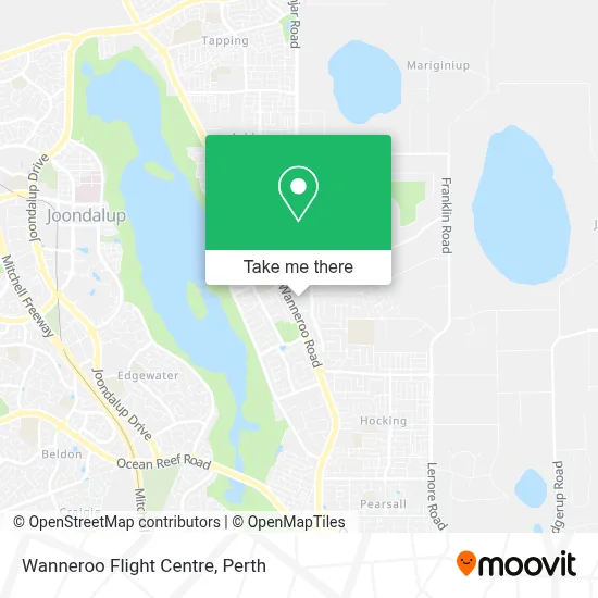 Mapa Wanneroo Flight Centre