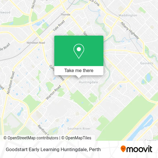 Mapa Goodstart Early Learning Huntingdale