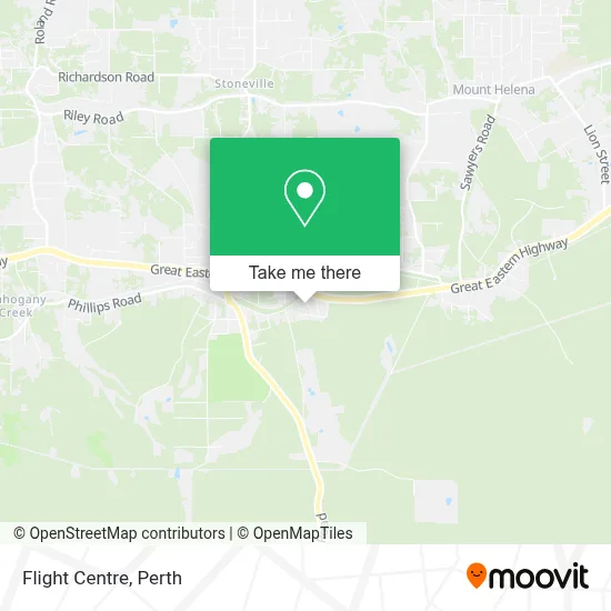 Mapa Flight Centre