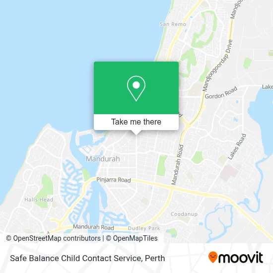 Mapa Safe Balance Child Contact Service