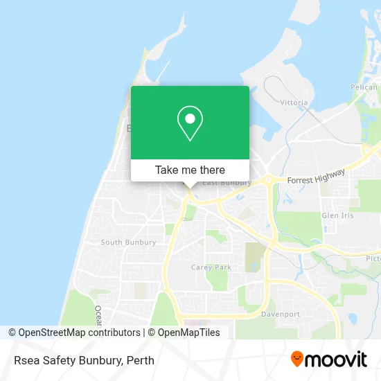Mapa Rsea Safety Bunbury