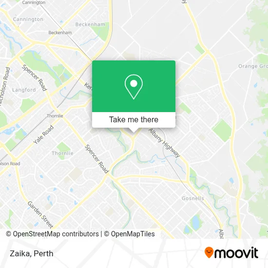 Mapa Zaika