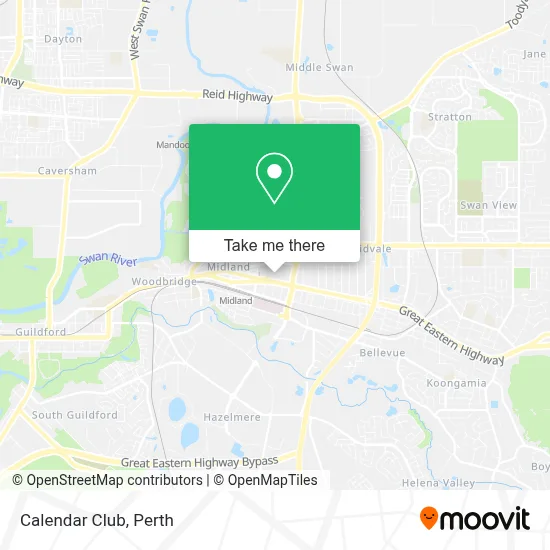 Mapa Calendar Club