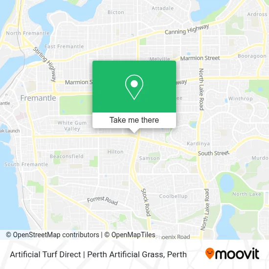 Artificial Turf Direct | Perth Artificial Grass map