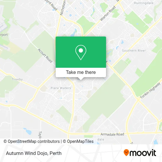Mapa Autumn Wind Dojo