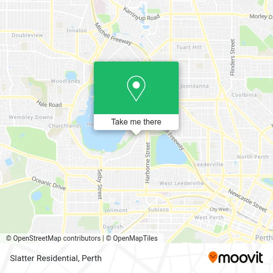 Mapa Slatter Residential