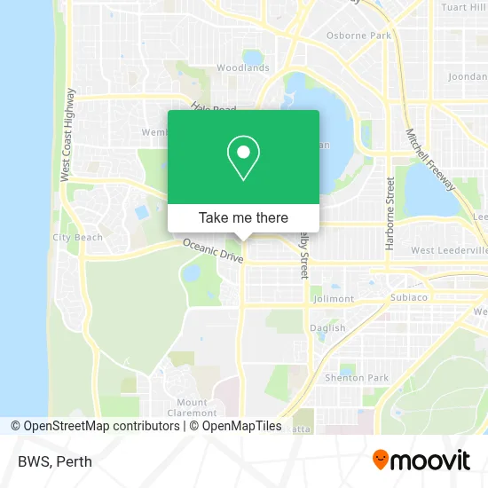 Mapa Bws