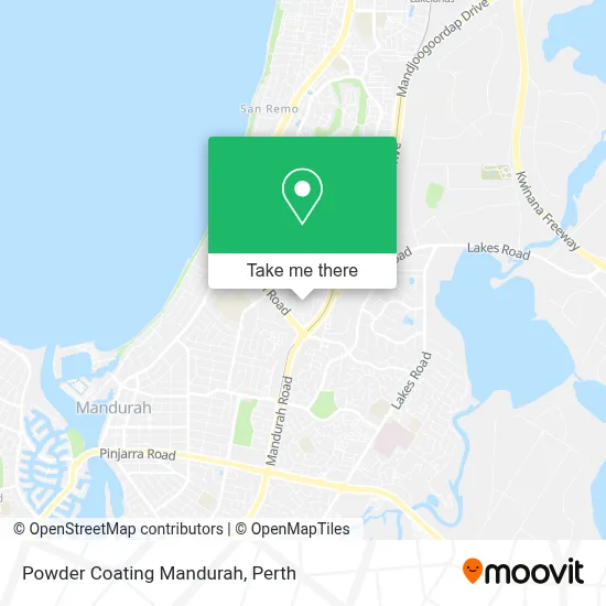 Mapa Powder Coating Mandurah