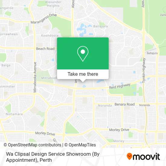Mapa Wa Clipsal Design Service Showroom (By Appointment)