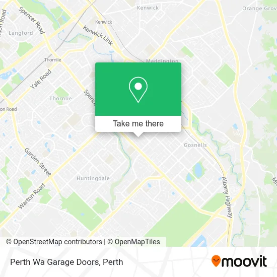 Mapa Perth Wa Garage Doors