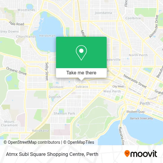 Mapa Atmx Subi Square Shopping Centre