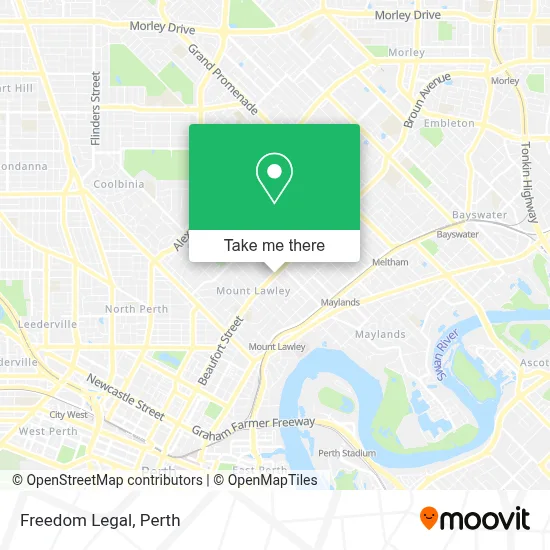 Mapa Freedom Legal