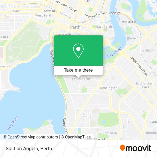 Mapa Split on Angelo