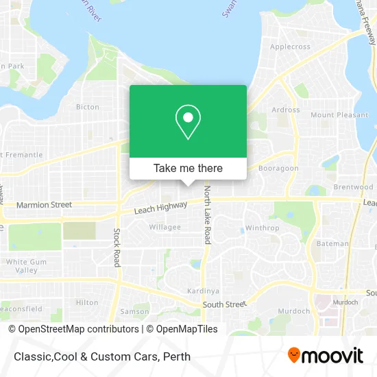 Classic,Cool & Custom Cars map