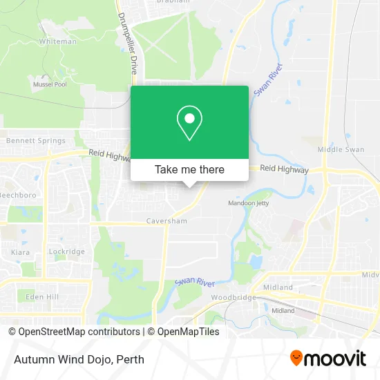 Mapa Autumn Wind Dojo