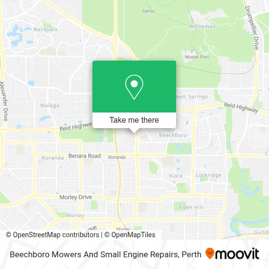 Mapa Beechboro Mowers And Small Engine Repairs