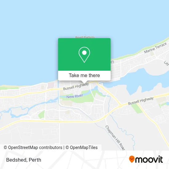 Mapa Bedshed
