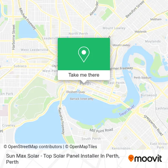 Mapa Sun Max Solar - Top Solar Panel Installer In Perth