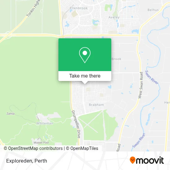 Mapa Exploreden