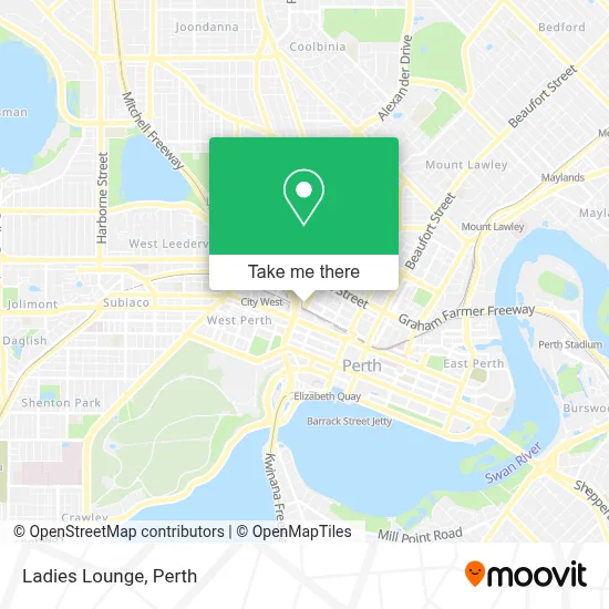 Mapa Ladies Lounge