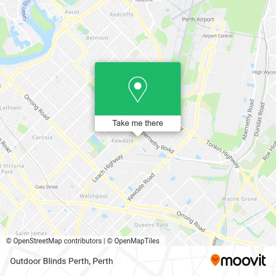 Mapa Outdoor Blinds Perth