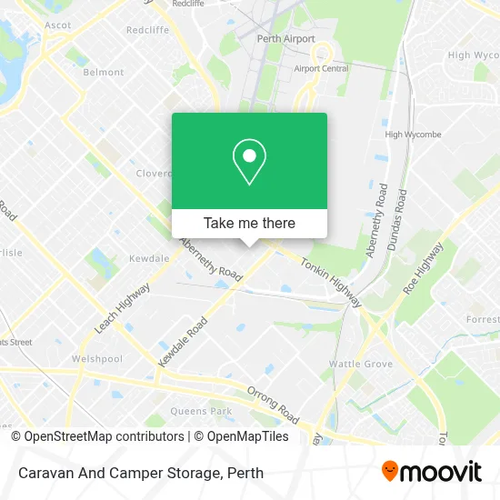 Mapa Caravan And Camper Storage