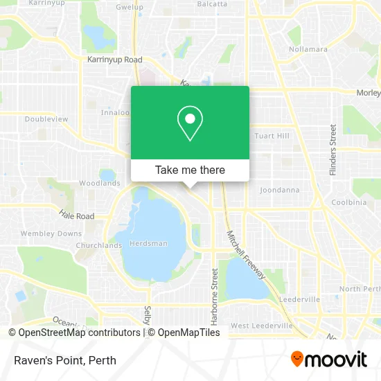 Mapa Raven's Point
