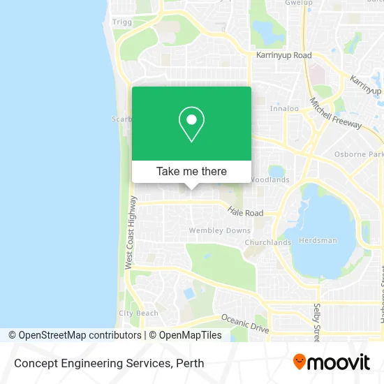 Concept Engineering Services map