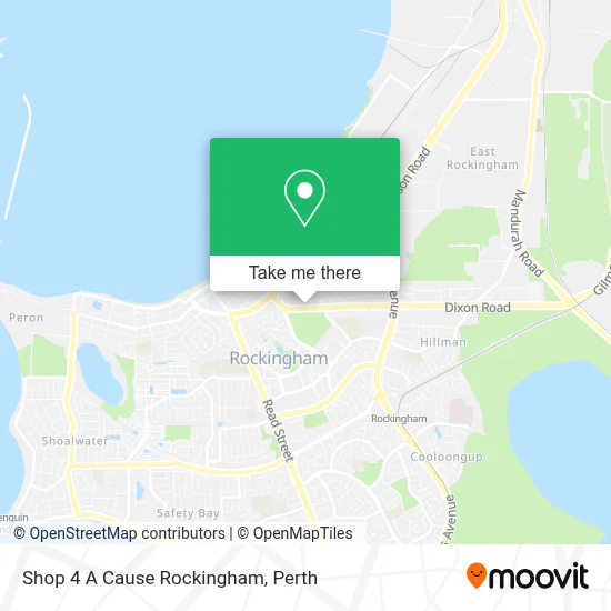 Mapa Shop 4 A Cause Rockingham