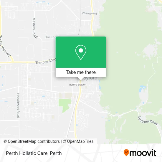 Mapa Perth Holistic Care