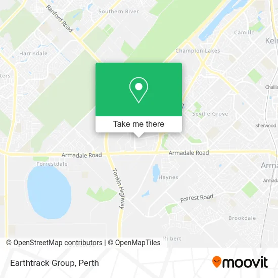 Mapa Earthtrack Group