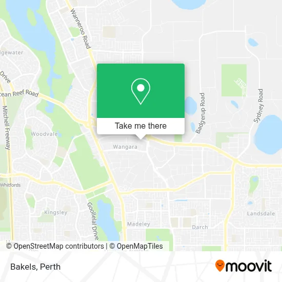 Mapa Bakels