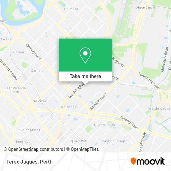 Mapa Terex Jaques