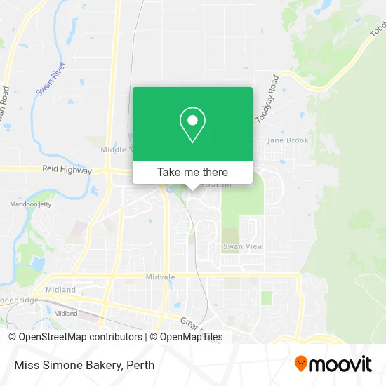 Mapa Miss Simone Bakery
