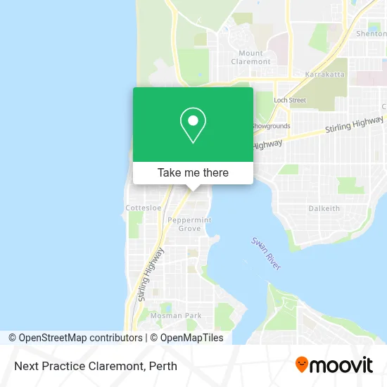 Mapa Next Practice Claremont