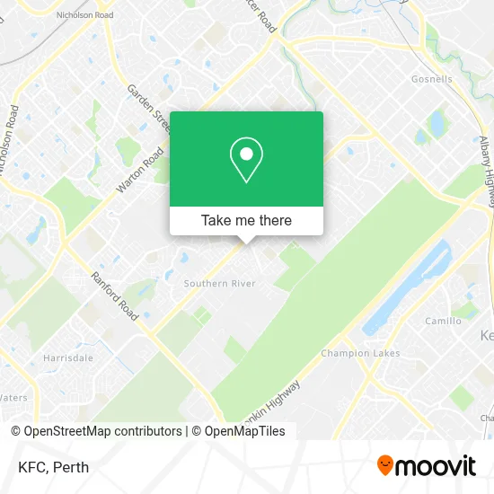 Mapa Kfc