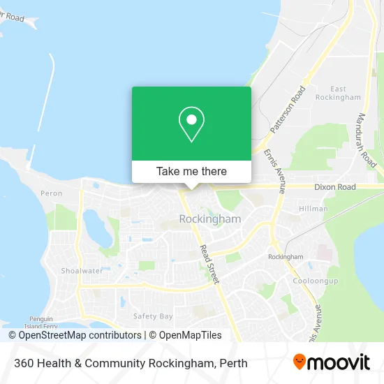 Mapa 360 Health & Community Rockingham
