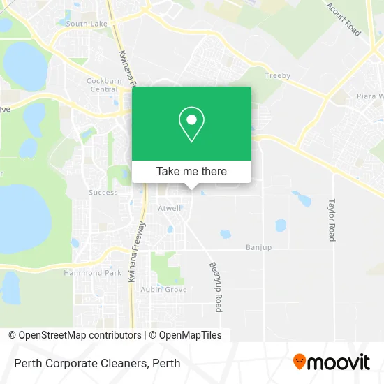 Mapa Perth Corporate Cleaners