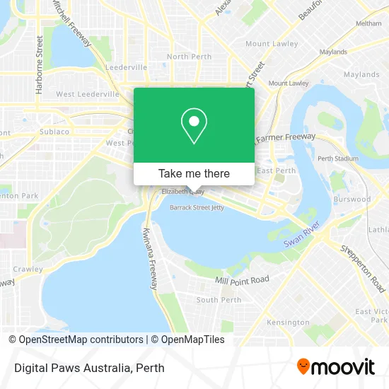 Mapa Digital Paws Australia