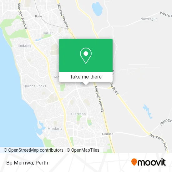 Mapa Bp Merriwa