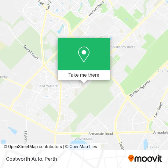 Mapa Costworth Auto