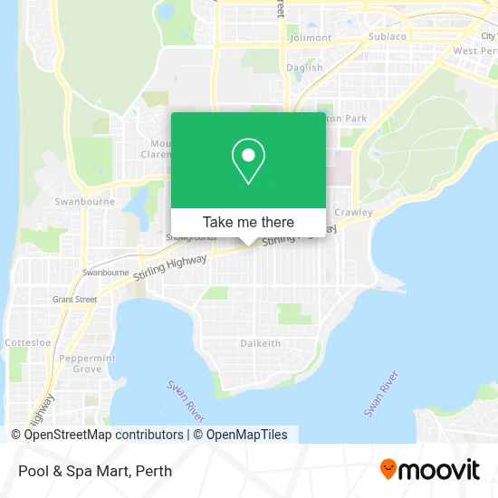 Mapa Pool & Spa Mart